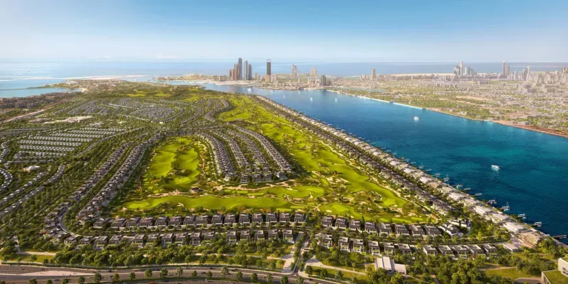Hudayriyat Golf Estates official residential rendering