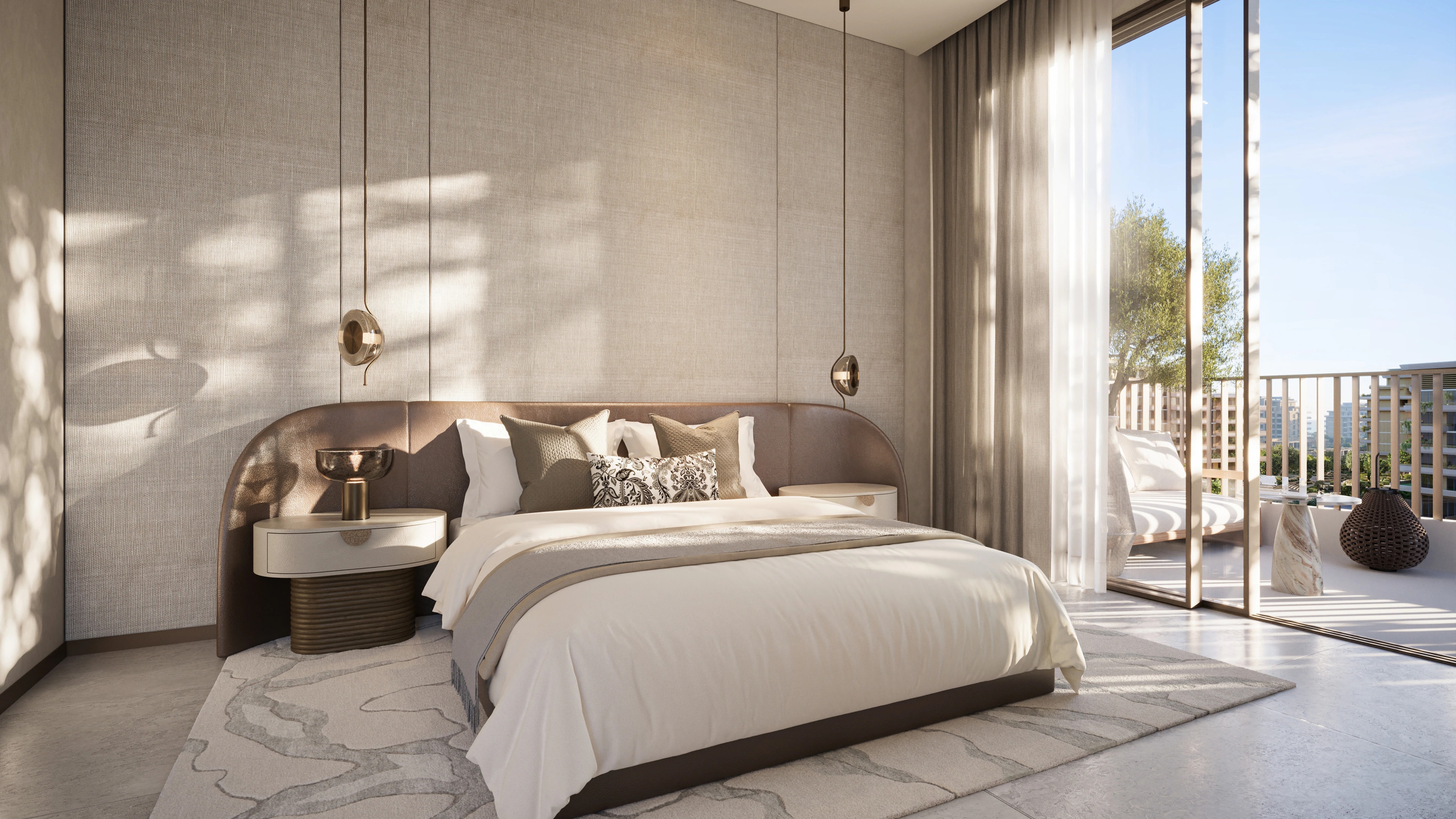 Official Arancia primary bedroom render