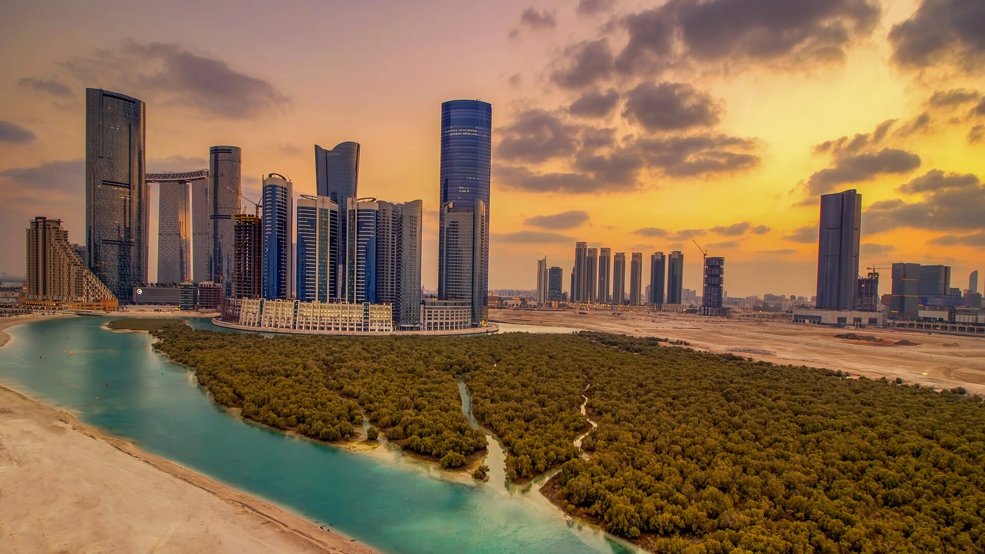 Al Reem Island — aerial view