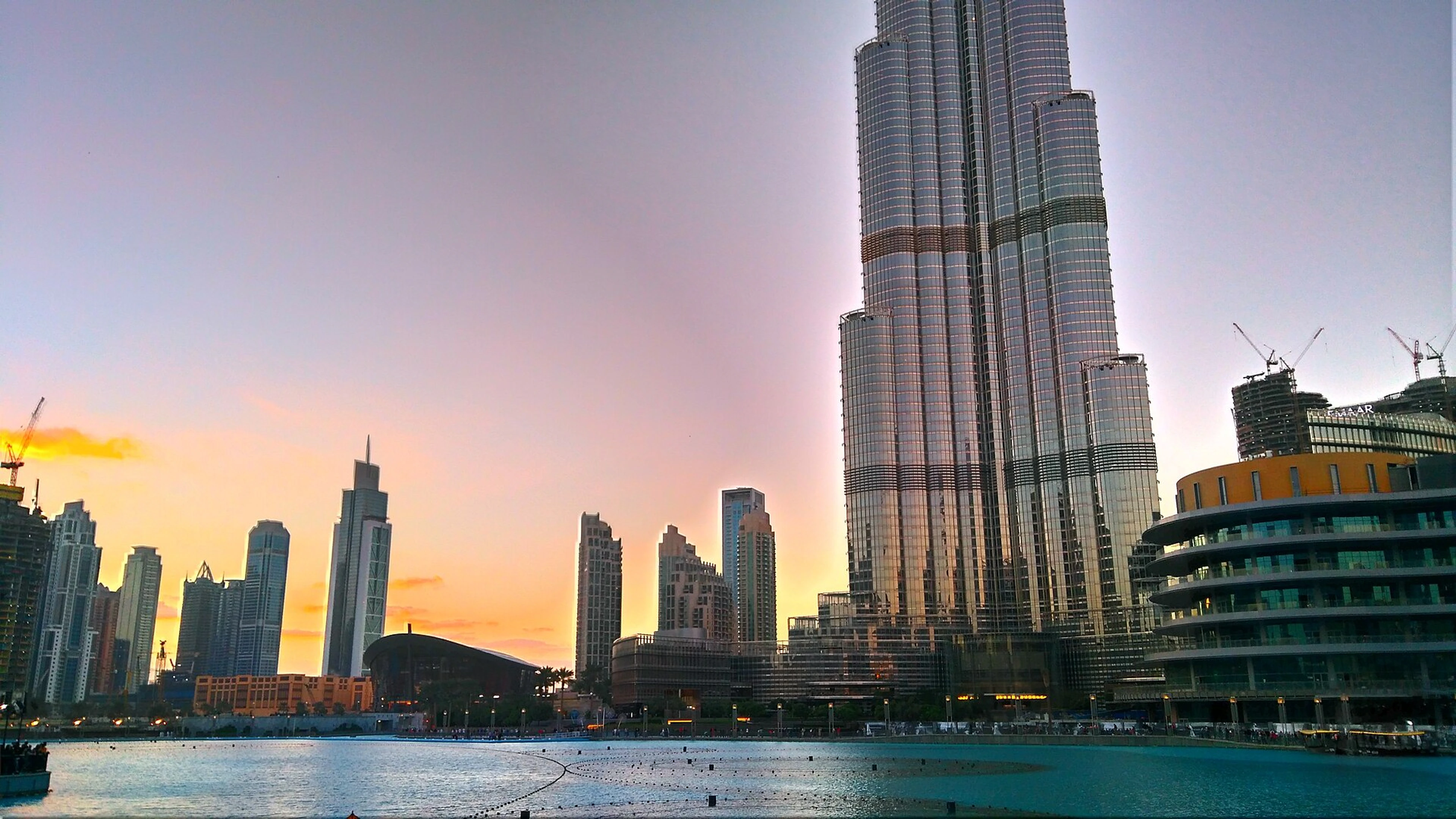 Downtown Dubai — aerial view