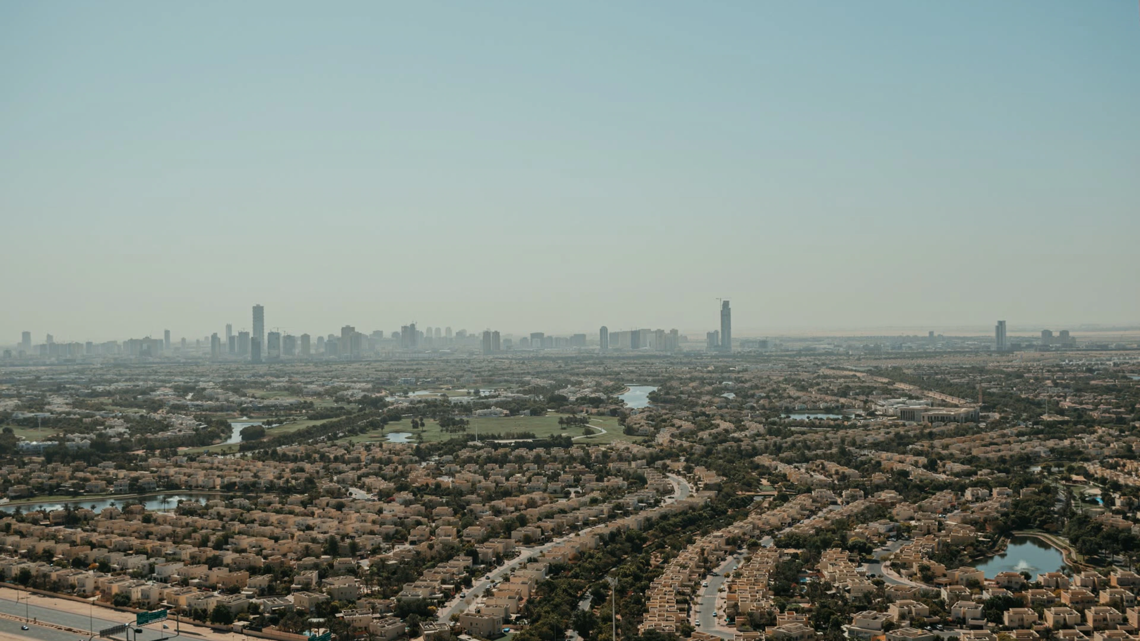 Dubai Hills Estate — aerial view