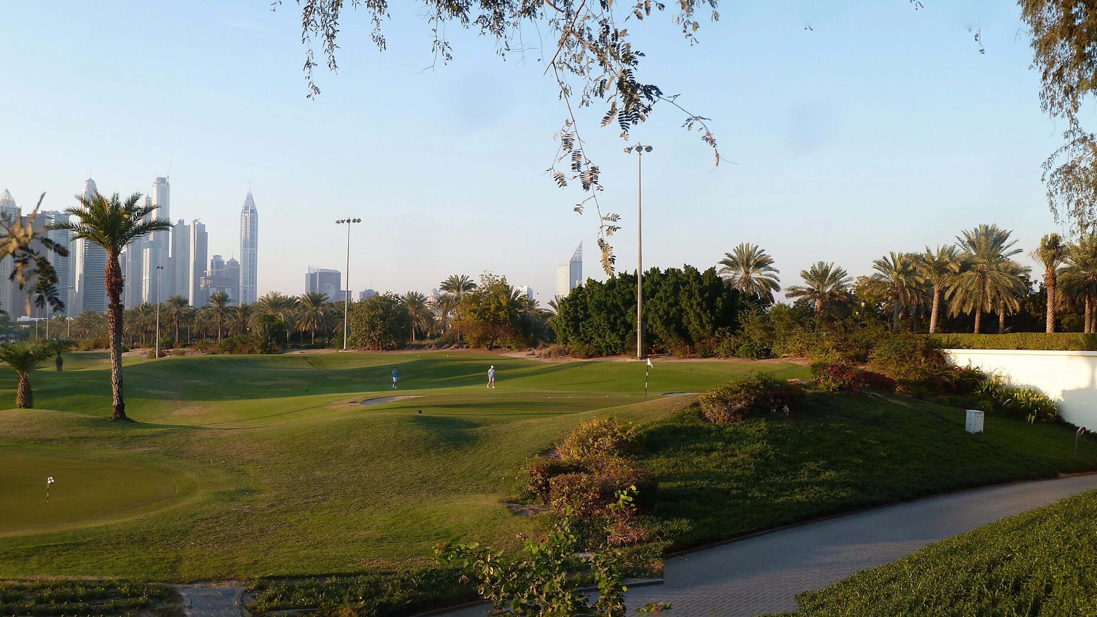 Emirates Hills — aerial view