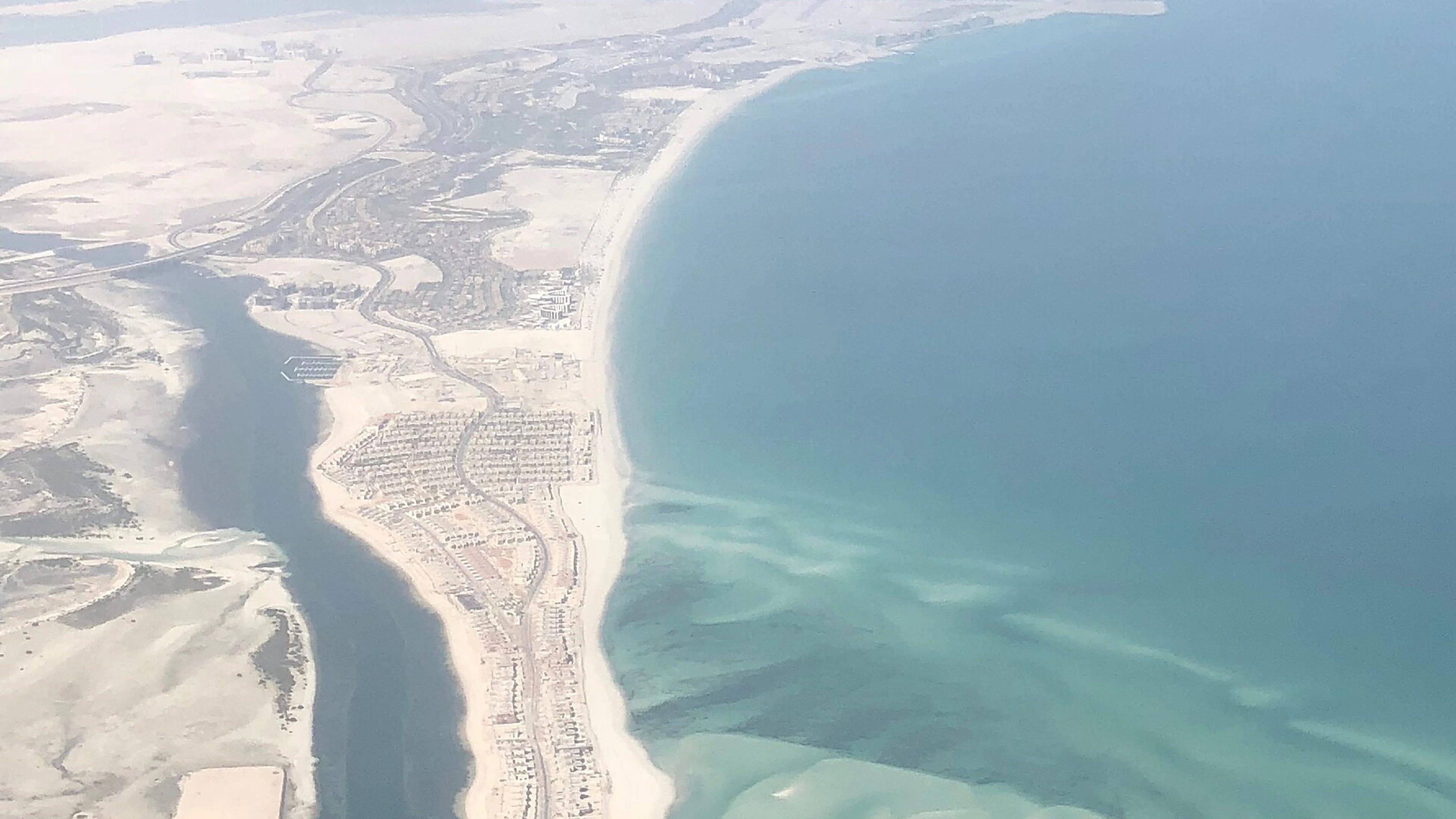 Jubail Island — aerial view