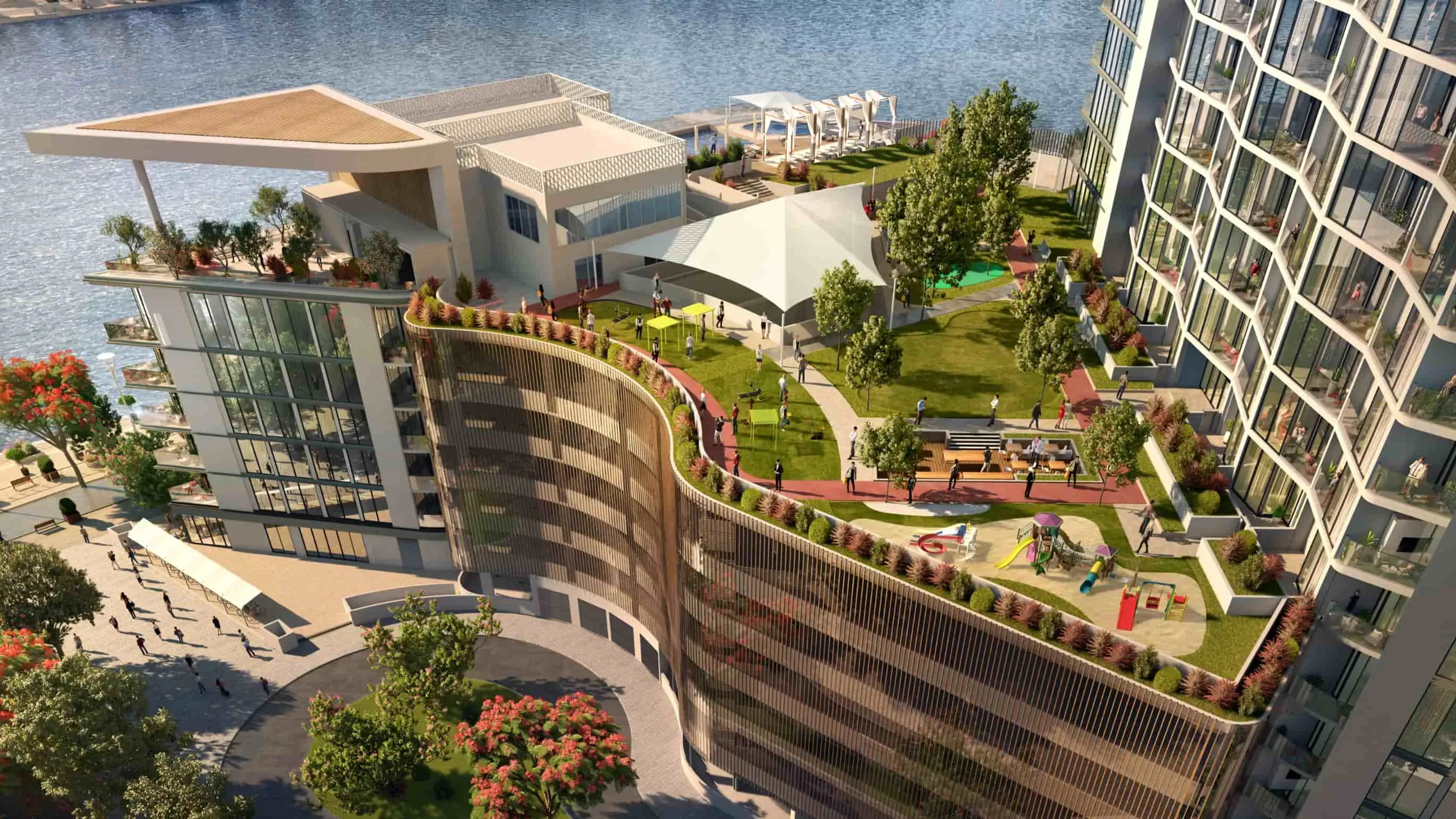 Official project view of Sobha Hartland