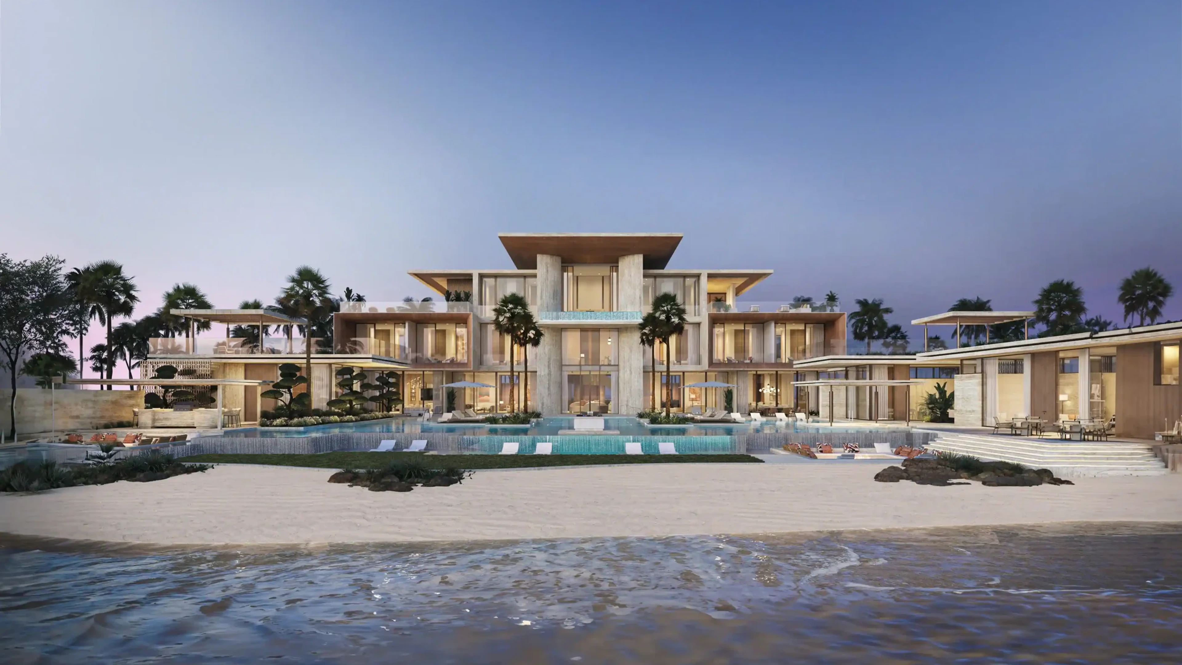 Low-density waterfront homes developed by Amali