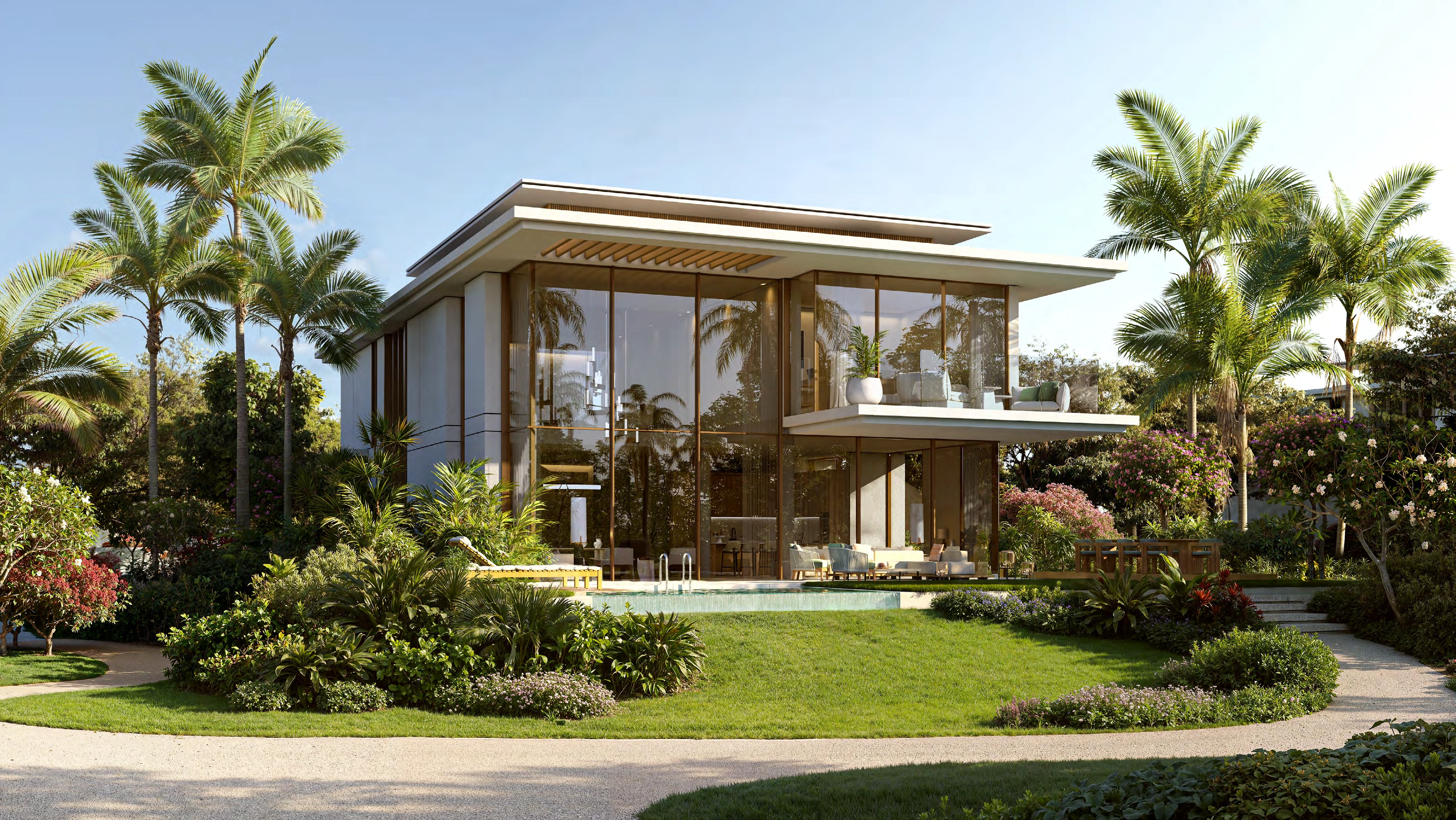 Bay Estate garden developer visualisation